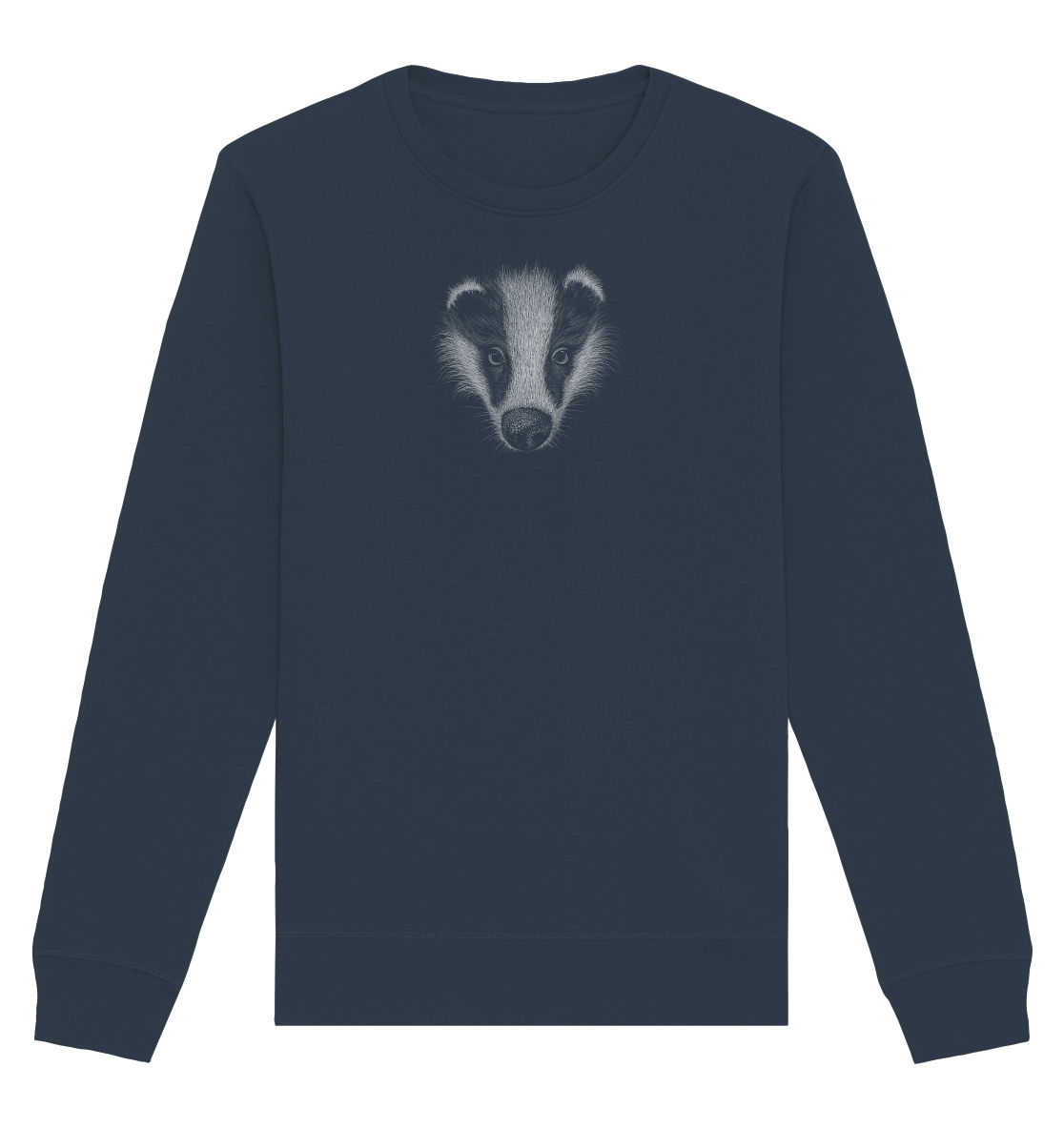 Kritzel-Kunst Dachs Illustration - Organic Basic Unisex Sweatshirt
