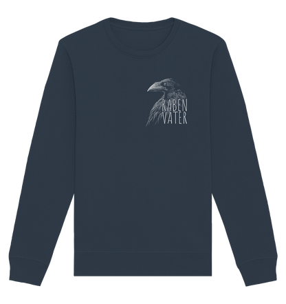 Rabenvater schwarzer Rabe Krähe - Organic Basic Unisex Sweatshirt