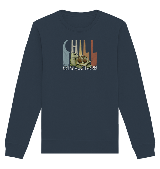 Gechillt gemütliche Schildkröte - Organic Basic Unisex Sweatshirt