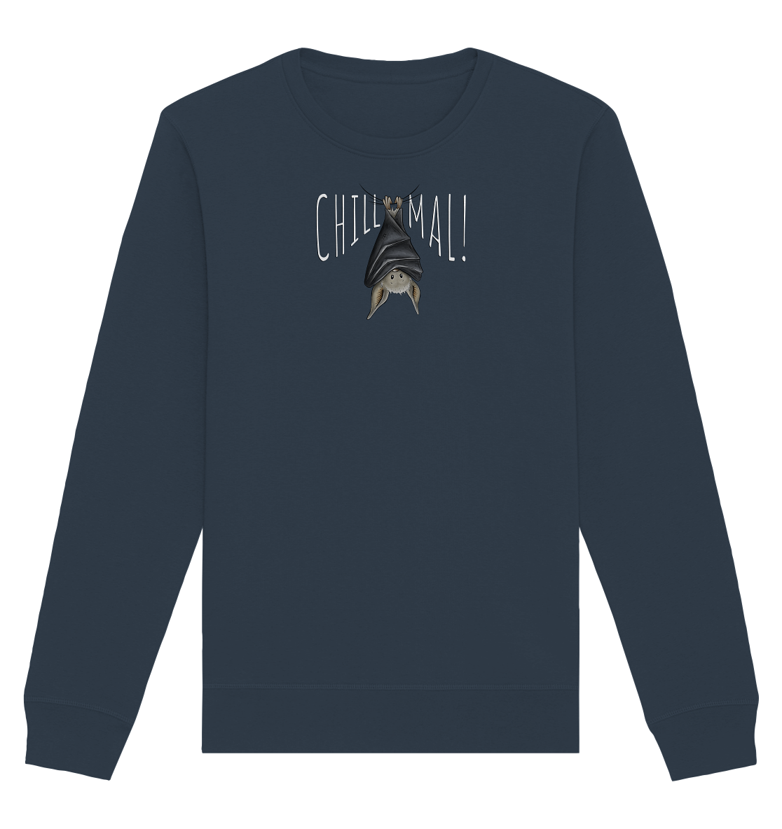 Chill Mal gemütliche Fledermaus - Organic Basic Unisex Sweatshirt