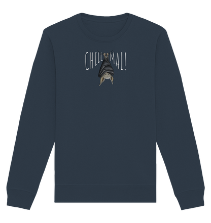 Chill Mal gemütliche Fledermaus - Organic Basic Unisex Sweatshirt