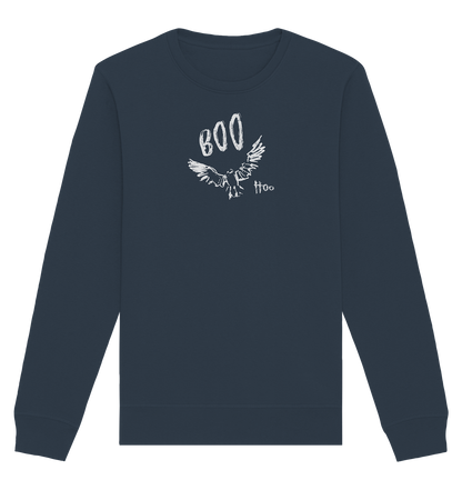 Boo Hoo! Fliegende Eule  - Organic Basic Unisex Sweatshirt
