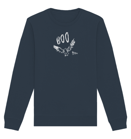 Boo Hoo! Fliegende Eule  - Organic Basic Unisex Sweatshirt