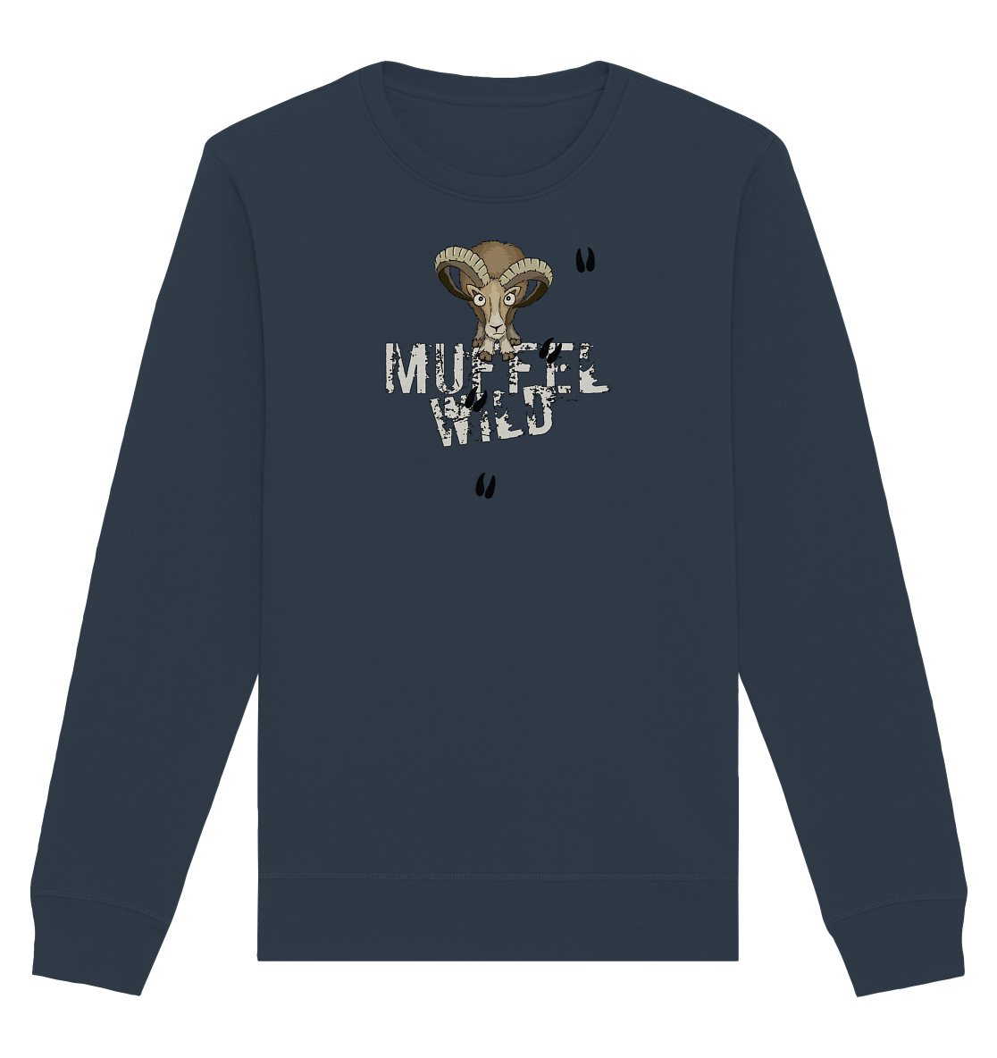 Muffel Wild Mufflon - Organic Basic Unisex Sweatshirt