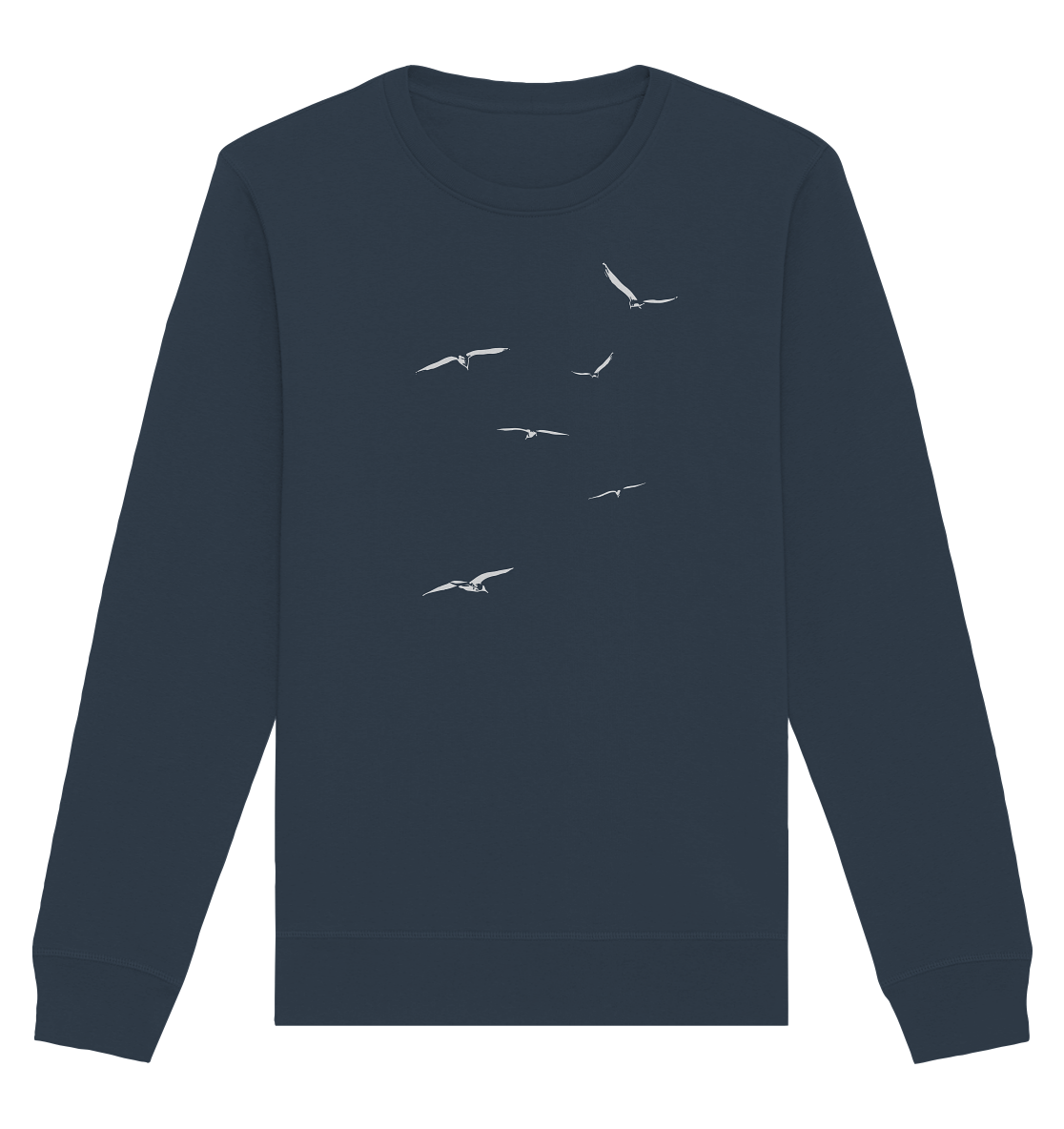 Vogelschwarm – Traum vom Fliegen - Organic Basic Unisex Sweatshirt