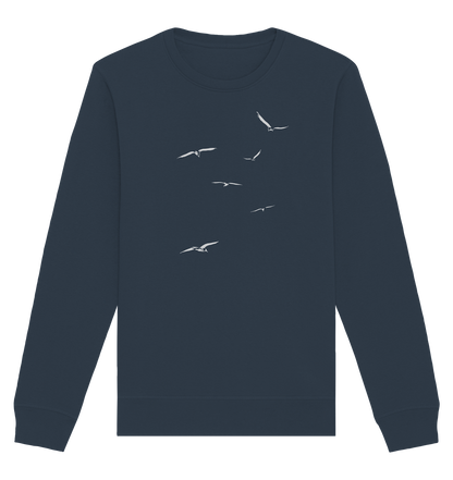 Vogelschwarm – Traum vom Fliegen - Organic Basic Unisex Sweatshirt