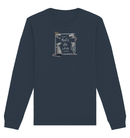 Rat’s The Way Kaffeehaus Ratten - Organic Basic Unisex Sweatshirt