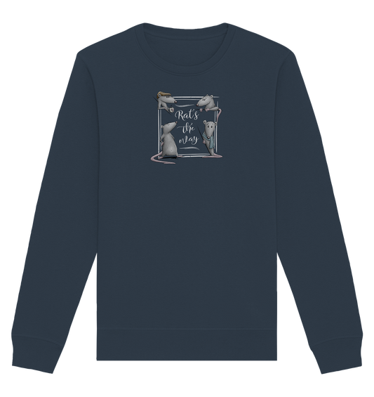 Rat’s The Way Kaffeehaus Ratten - Organic Basic Unisex Sweatshirt