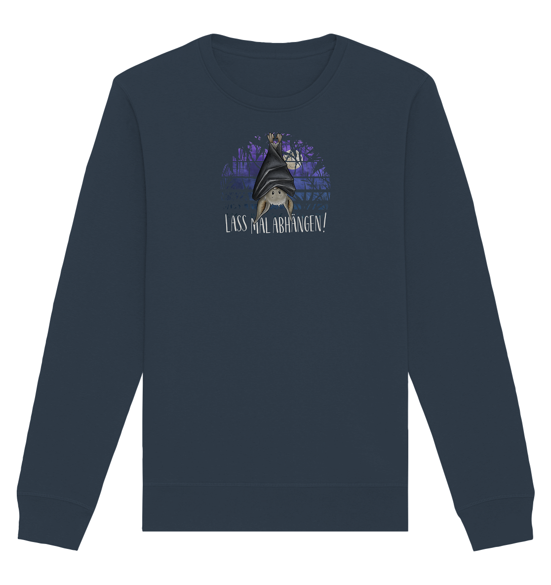 Lass mal abhängen Fledermaus - Organic Basic Unisex Sweatshirt