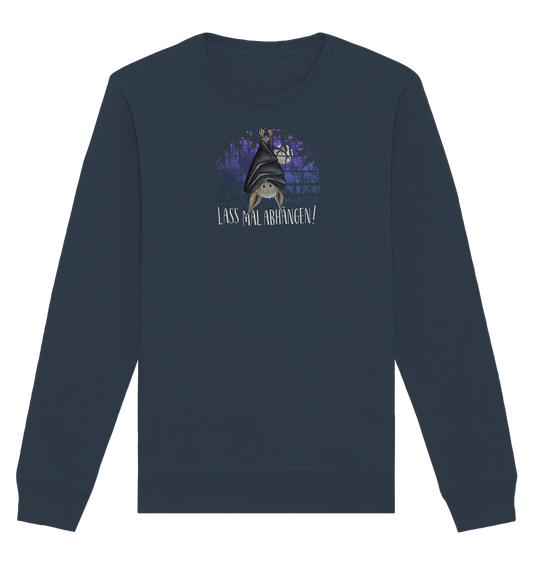 Lass mal abhängen Fledermaus - Organic Basic Unisex Sweatshirt