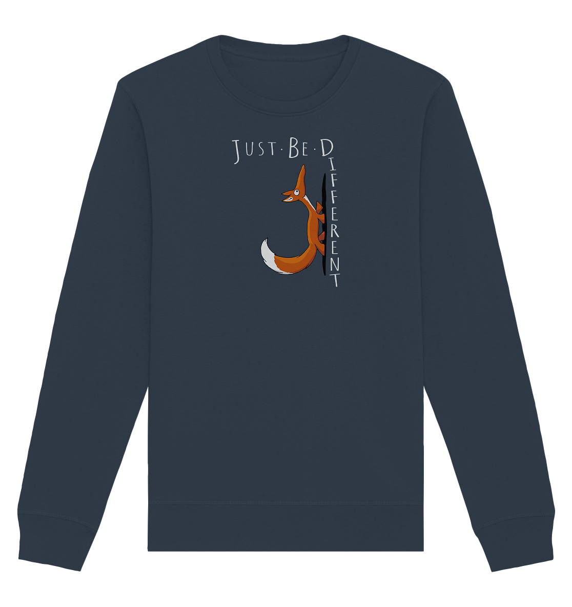 Just Be Different | Sei Anders, kleiner Fuchs - Organic Basic Unisex Sweatshirt