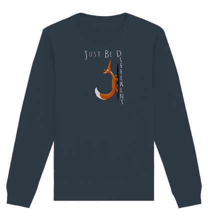 Just Be Different | Sei Anders, kleiner Fuchs - Organic Basic Unisex Sweatshirt