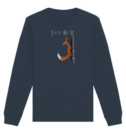 Just Be Different | Sei Anders, kleiner Fuchs - Organic Basic Unisex Sweatshirt