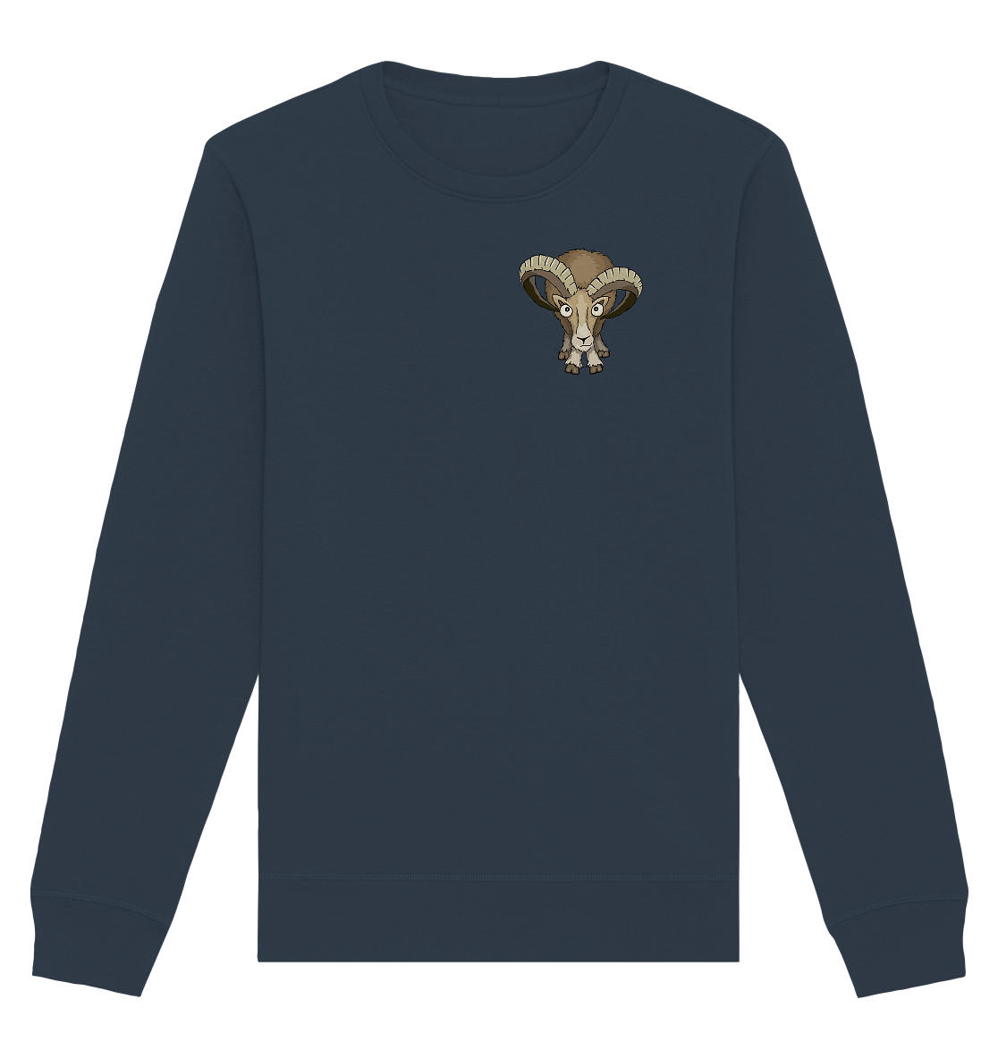 Bockiges Mufflon Widder Schafbock - Organic Basic Unisex Sweatshirt