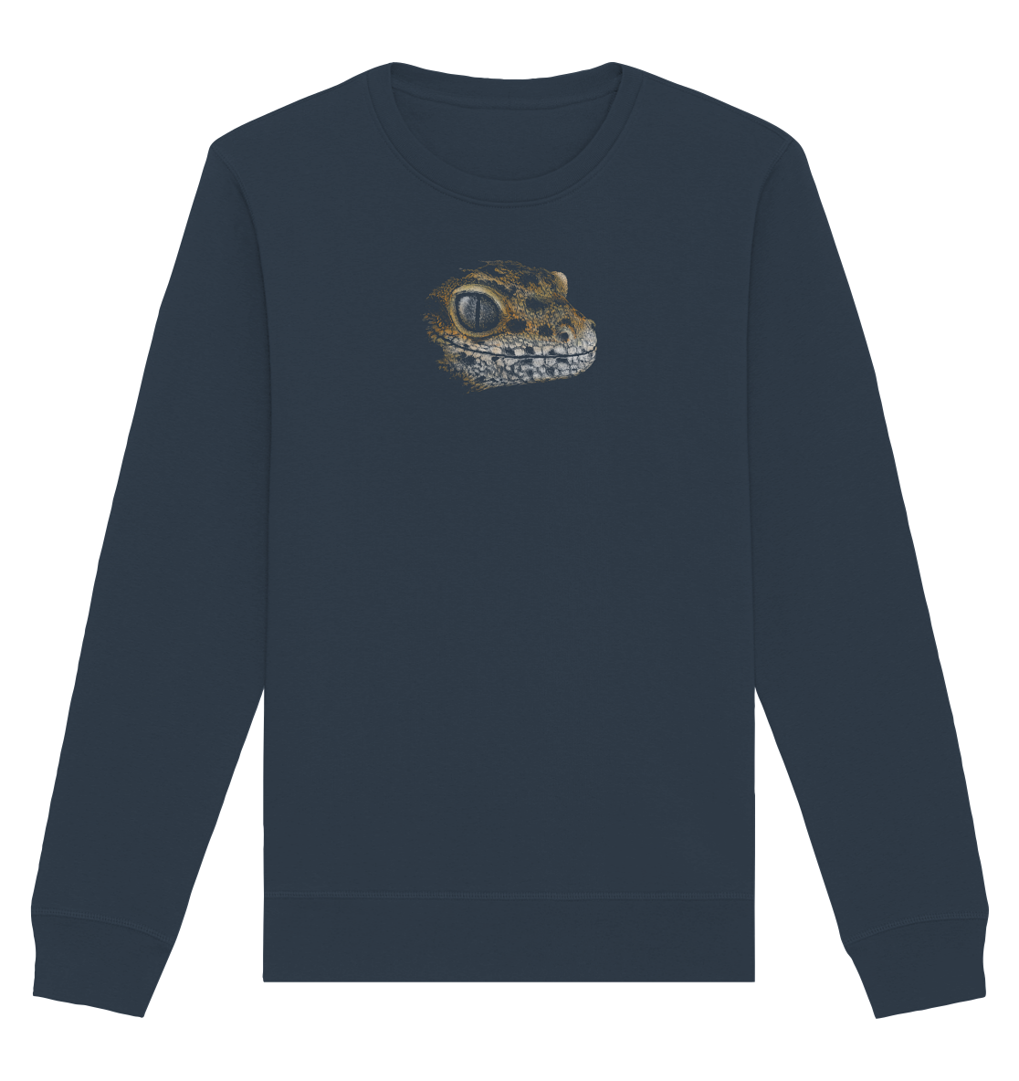 Leopard Gecko Skizze Kritzelkunst - Organic Basic Unisex Sweatshirt