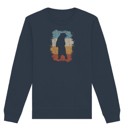 Retro Bären-Silhouette - Organic Basic Unisex Sweatshirt