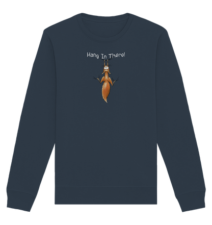 Hang In There | Lässiges Eichhörnchen - Organic Basic Unisex Sweatshirt