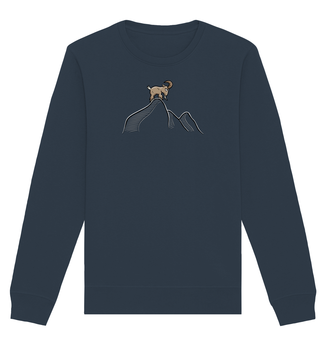 Ziegenbock in den Bergen - Organic Basic Unisex Sweatshirt