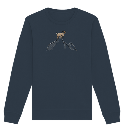 Ziegenbock in den Bergen - Organic Basic Unisex Sweatshirt