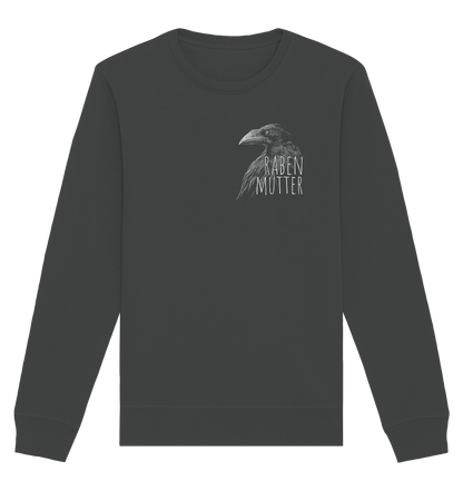 Rabenmutter schwarze Krähe Rabe - Organic Basic Unisex Sweatshirt