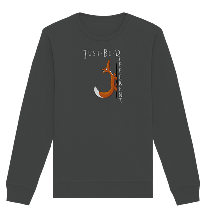 Just Be Different | Sei Anders, kleiner Fuchs - Organic Basic Unisex Sweatshirt