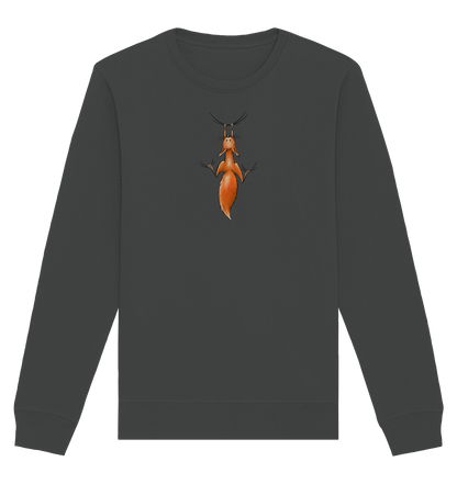 Rotes Eichhörnchen hängt ab - Organic Basic Unisex Sweatshirt