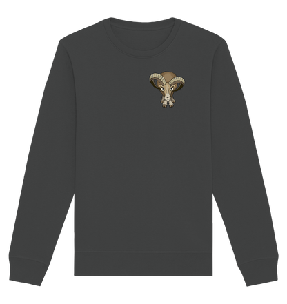 Bockiges Mufflon Widder Schafbock - Organic Basic Unisex Sweatshirt