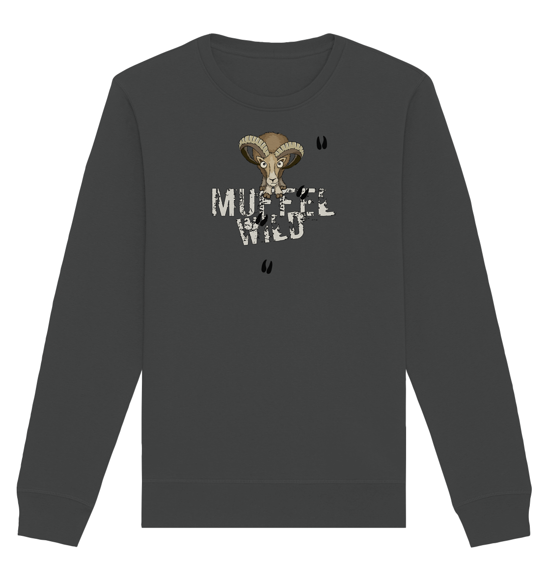Muffel Wild Mufflon - Organic Basic Unisex Sweatshirt