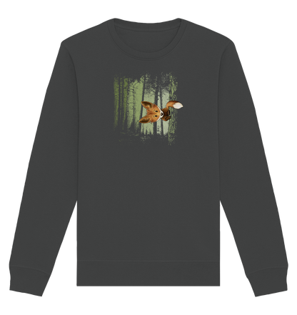 Fuchs im Zwielicht-Wald - Organic Basic Unisex Sweatshirt