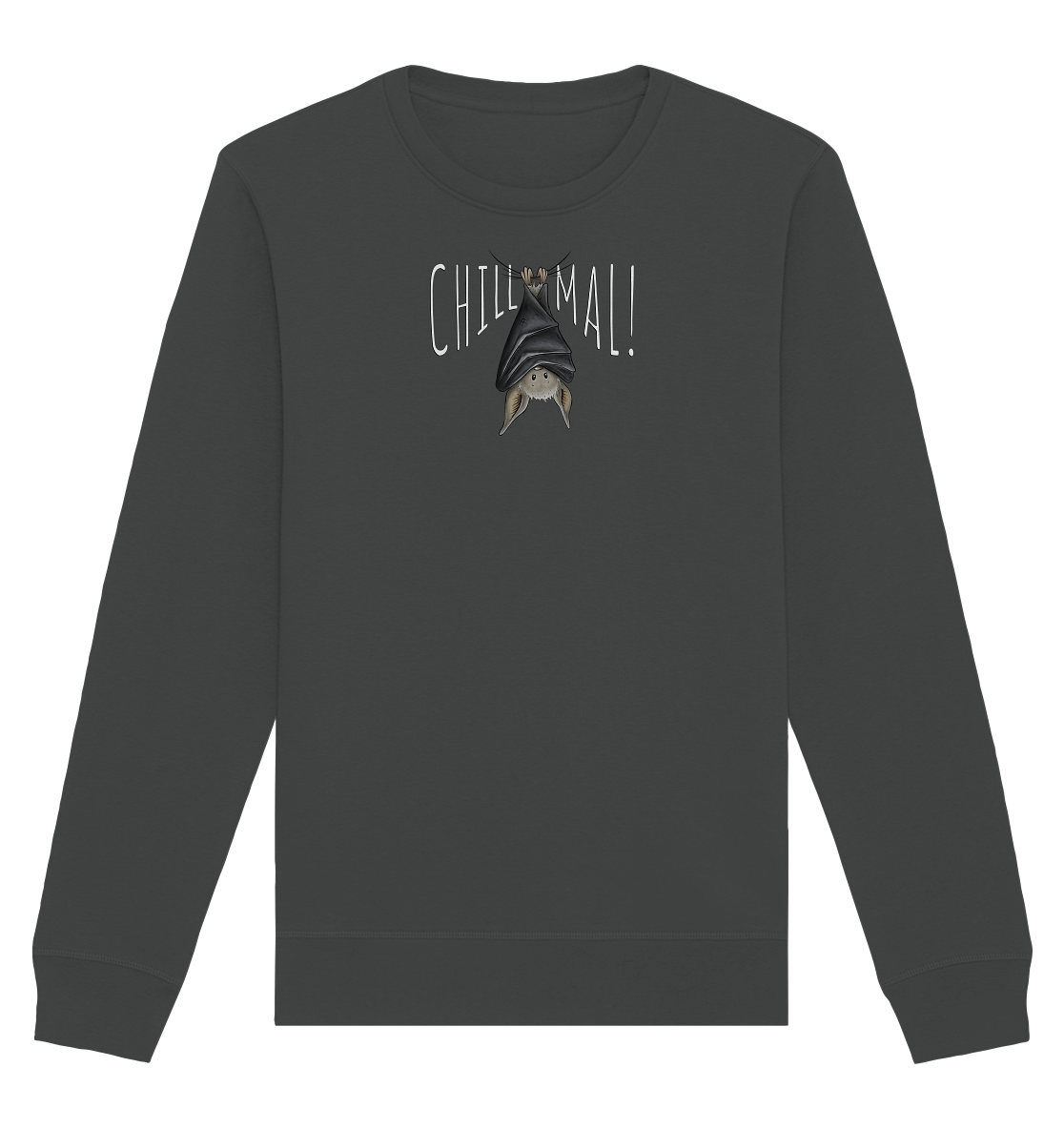 Chill Mal gemütliche Fledermaus - Organic Basic Unisex Sweatshirt