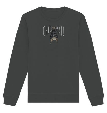 Chill Mal gemütliche Fledermaus - Organic Basic Unisex Sweatshirt