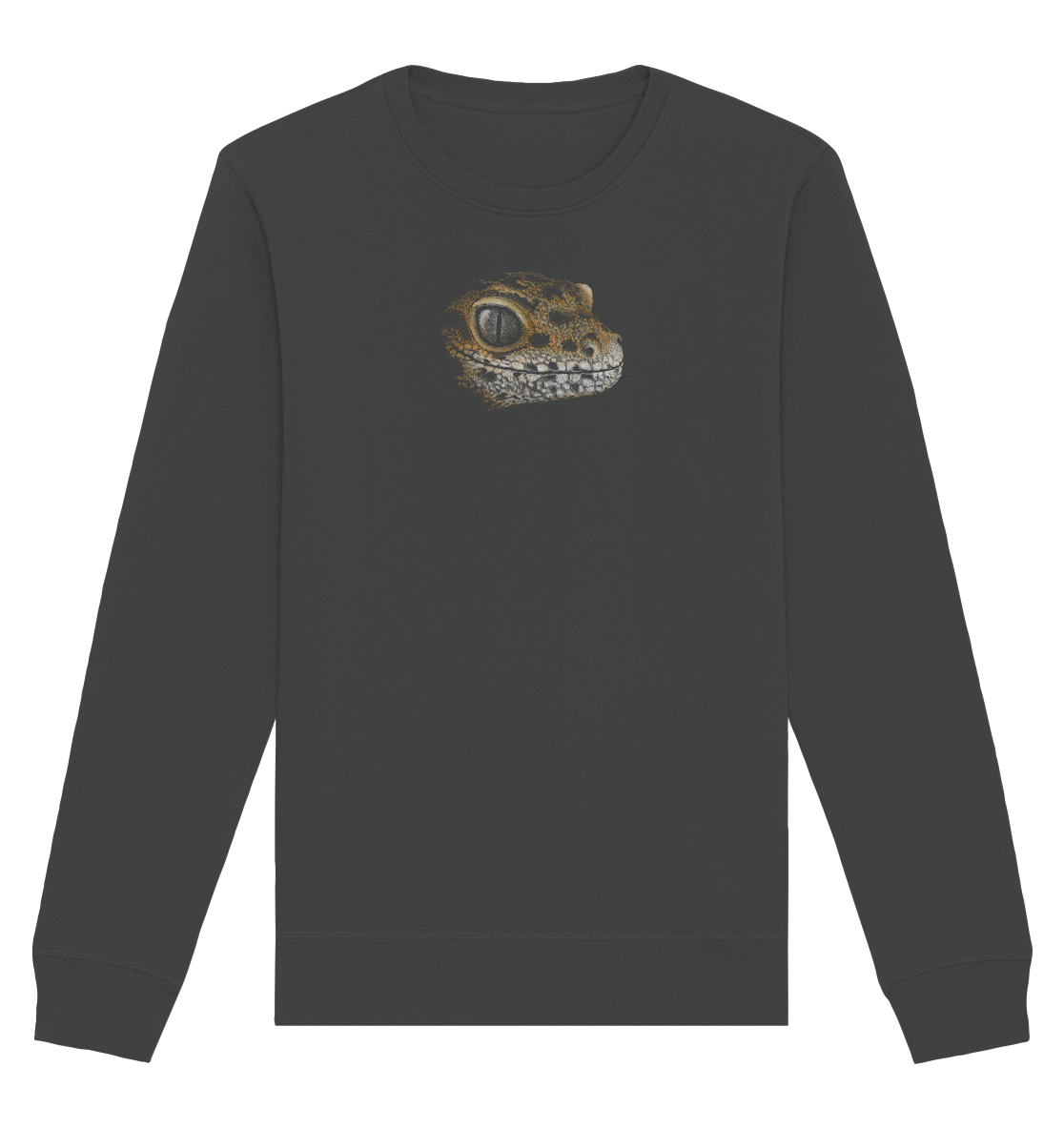 Leopard Gecko Skizze Kritzelkunst - Organic Basic Unisex Sweatshirt