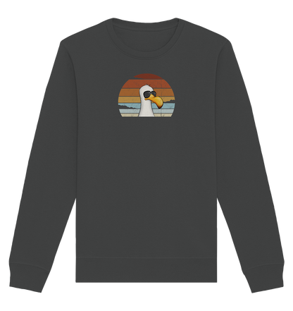 Cool lässige Retro Möwe - Organic Basic Unisex Sweatshirt