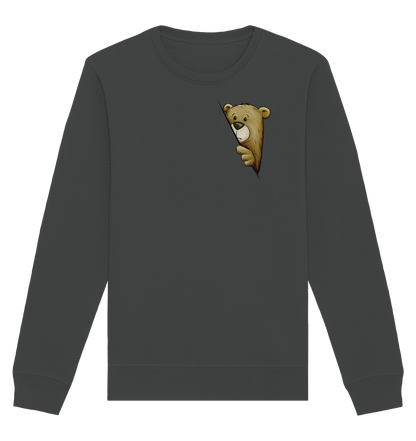 Funky Bär Illustration - Organic Basic Unisex Sweatshirt