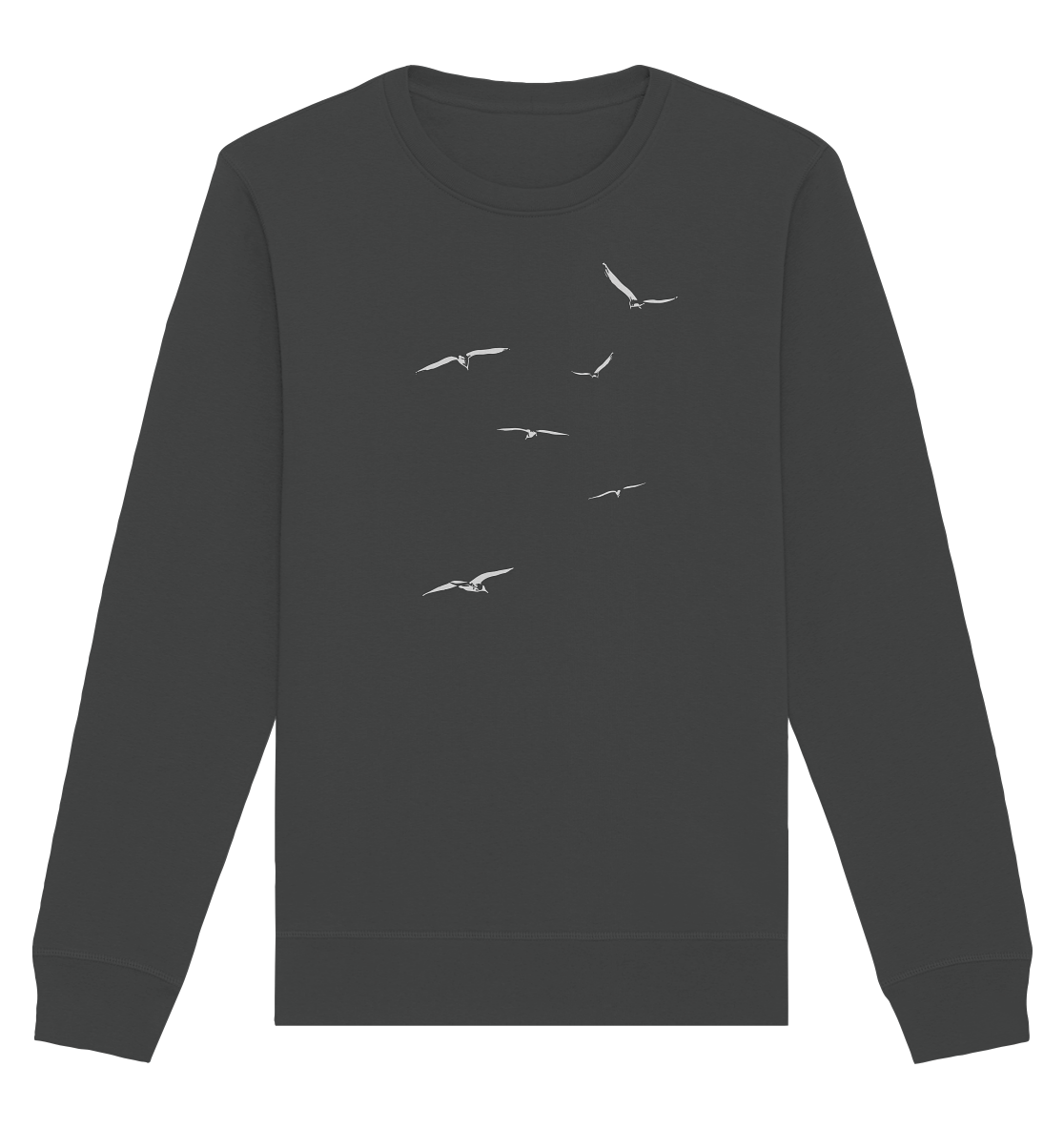 Vogelschwarm – Traum vom Fliegen - Organic Basic Unisex Sweatshirt