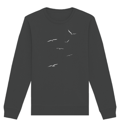 Vogelschwarm – Traum vom Fliegen - Organic Basic Unisex Sweatshirt