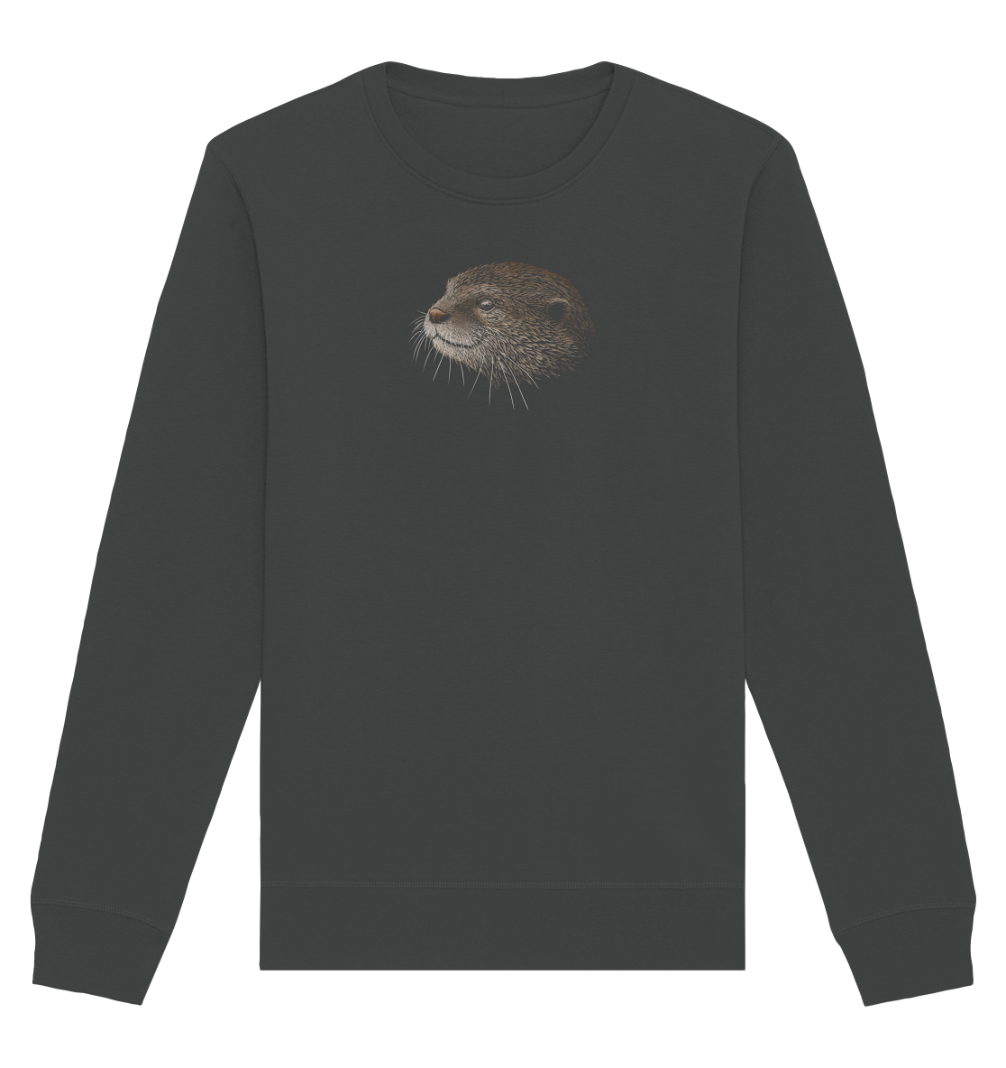 Otter Bleistift Zeichnung KritzelKunst - Organic Basic Unisex Sweatshirt