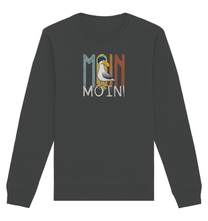 Moin Moin norddeutsche Möwe - Organic Basic Unisex Sweatshirt