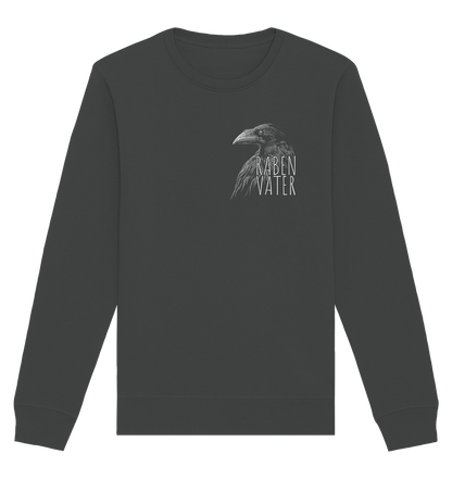 Rabenvater schwarzer Rabe Krähe - Organic Basic Unisex Sweatshirt