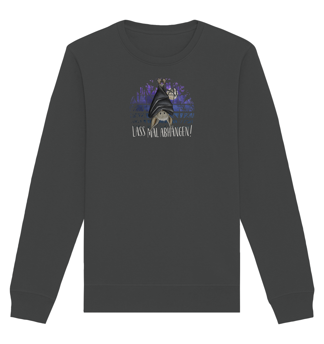 Lass mal abhängen Fledermaus - Organic Basic Unisex Sweatshirt