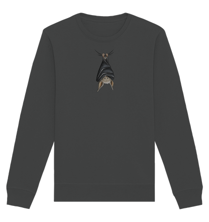 Lustig chillende Fledermaus - Organic Basic Unisex Sweatshirt