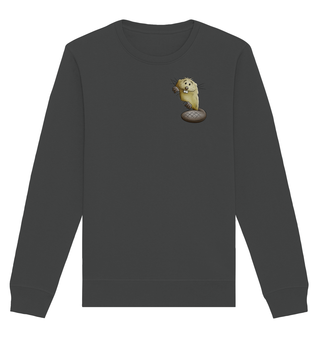 Lustiger frecher Biber - Organic Basic Unisex Sweatshirt