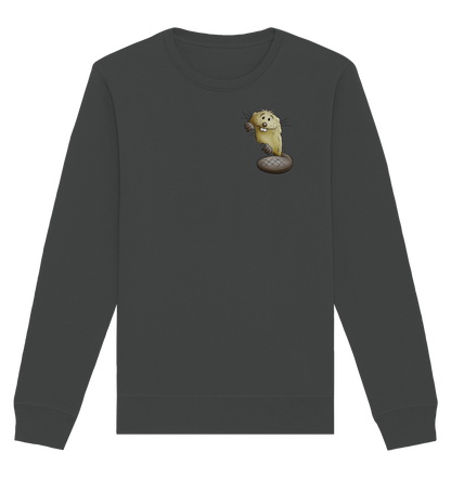 Lustiger frecher Biber - Organic Basic Unisex Sweatshirt