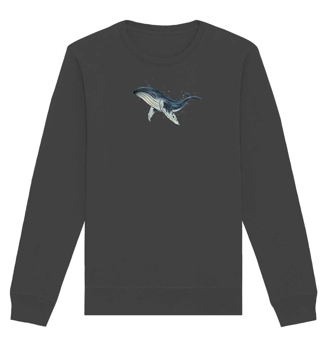 Tiefsee Ozean-Riese Buckelwal - Organic Basic Unisex Sweatshirt