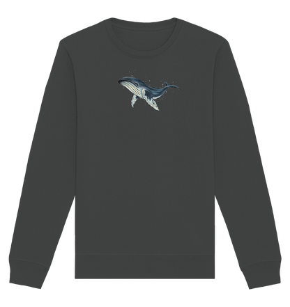Tiefsee Ozean-Riese Buckelwal - Organic Basic Unisex Sweatshirt