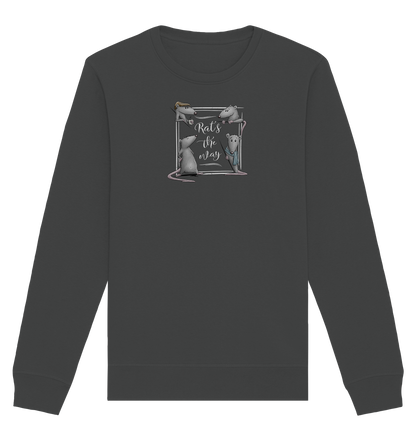 Rat’s The Way Kaffeehaus Ratten - Organic Basic Unisex Sweatshirt