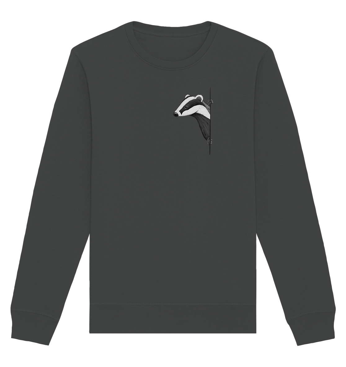 Lässiger Dachs Meister Grimbart - Organic Basic Unisex Sweatshirt