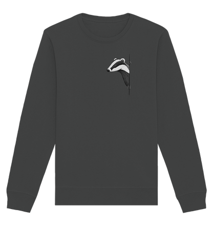 Lässiger Dachs Meister Grimbart - Organic Basic Unisex Sweatshirt