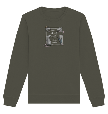 Rat’s The Way Kaffeehaus Ratten - Organic Basic Unisex Sweatshirt