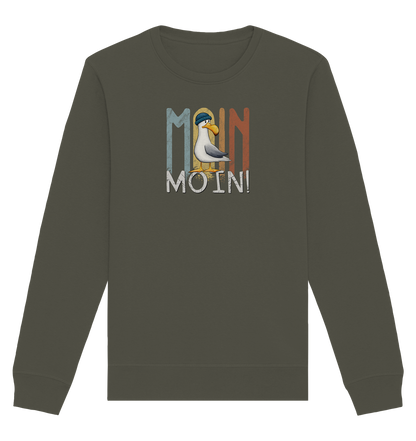 Moin Moin norddeutsche Möwe - Organic Basic Unisex Sweatshirt